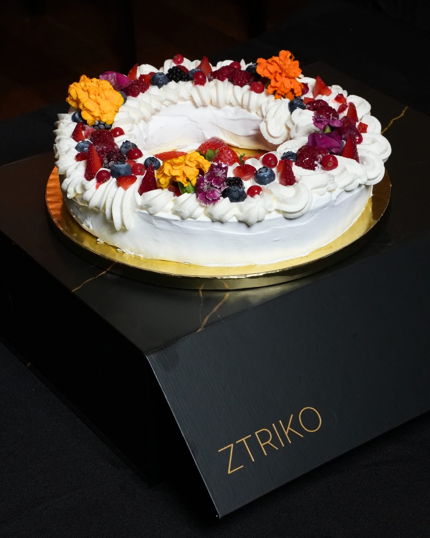 Pavlova de Fresas & Champagne