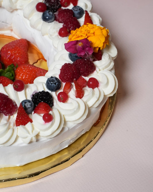 Pavlova de Fresas & Champagne