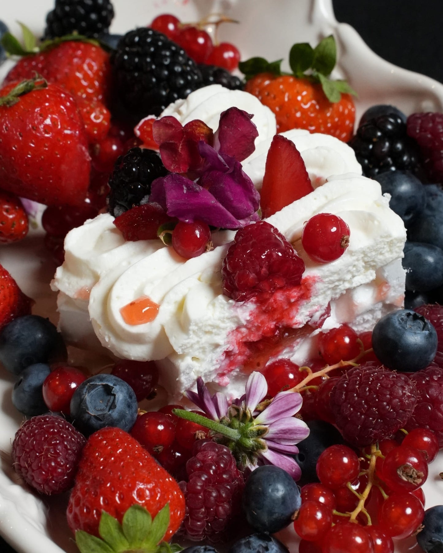 Pavlova de Fresas & Champagne