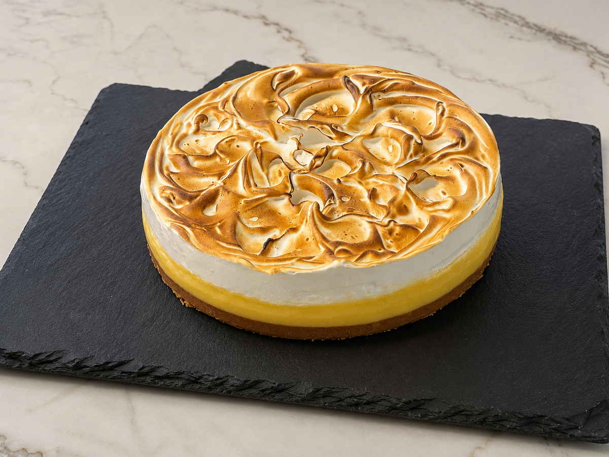 Tarta de limón sin gluten para restauración