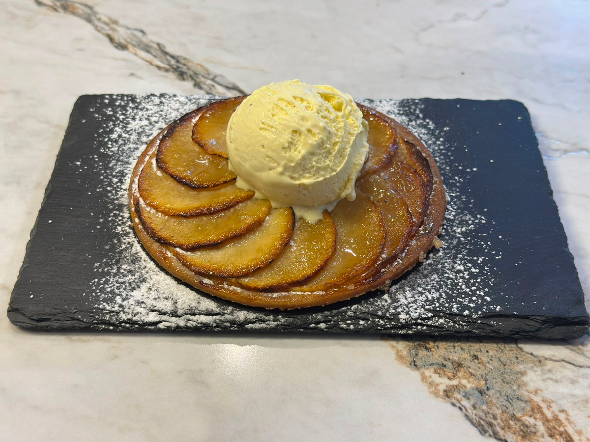 Tarta de manzana individual sin gluten regenerable