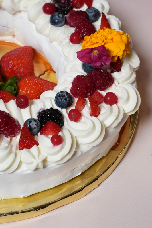 Pavlova de Fresas & Champagne