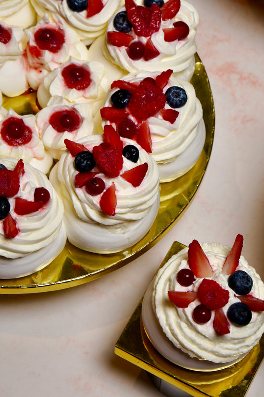 Pavlova de Fresas & Champagne